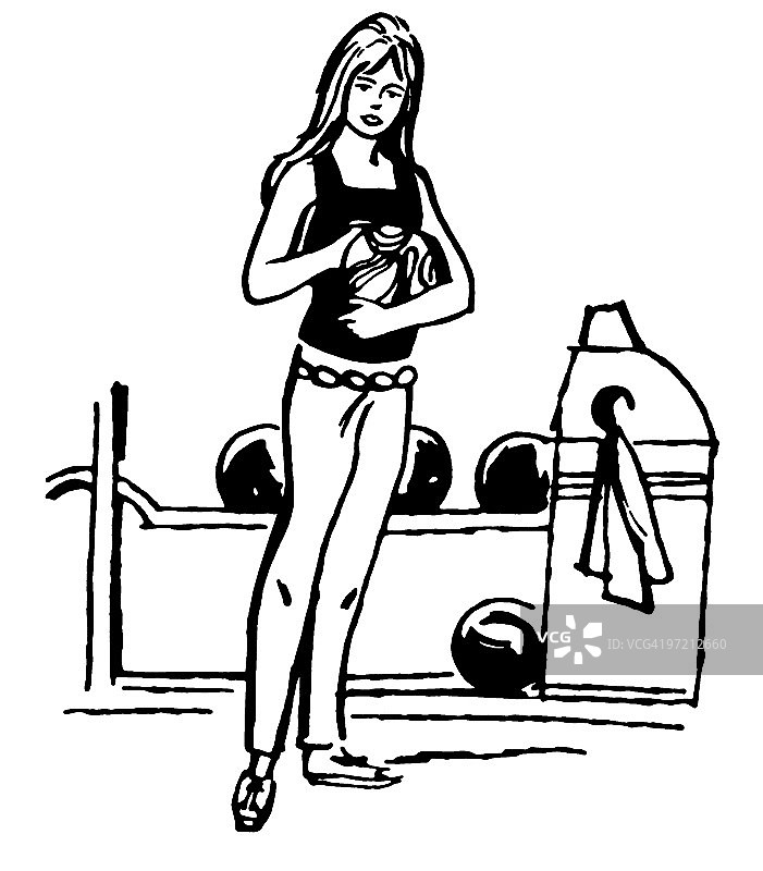 打保龄球图片素材