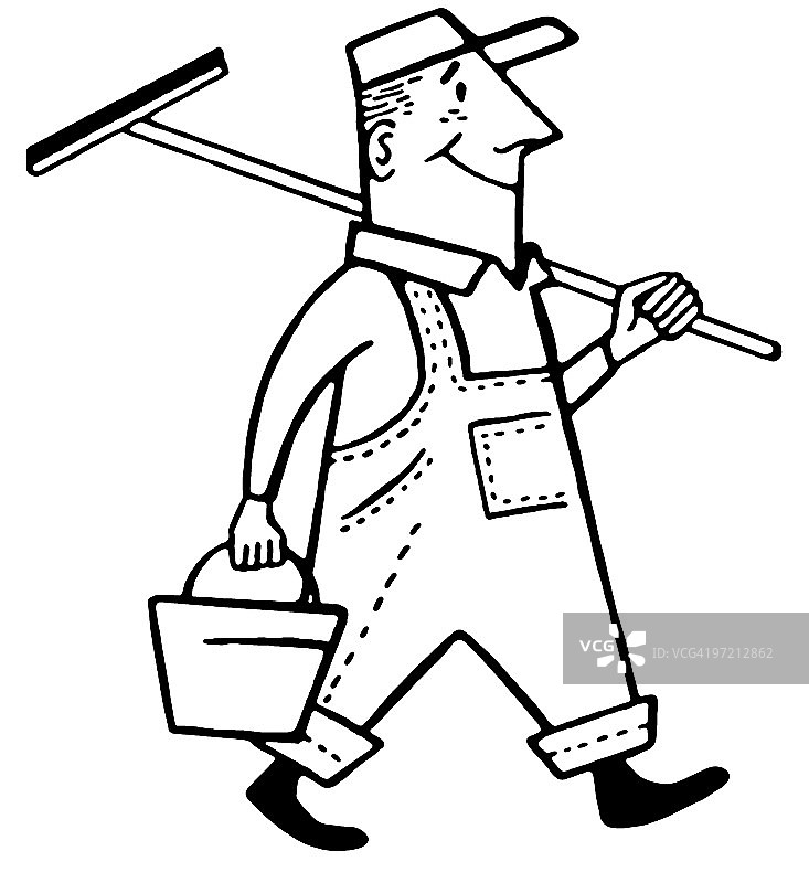 清洁工图片素材