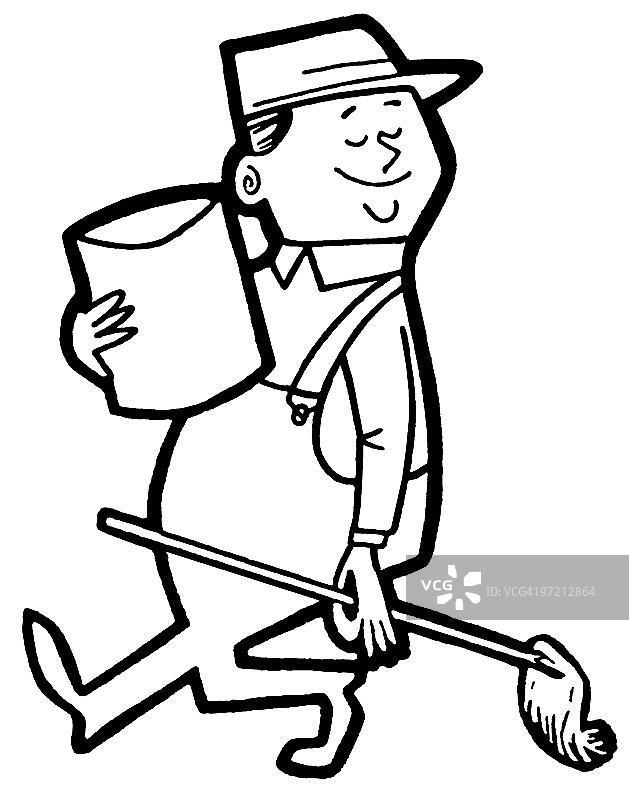 清洁工图片素材