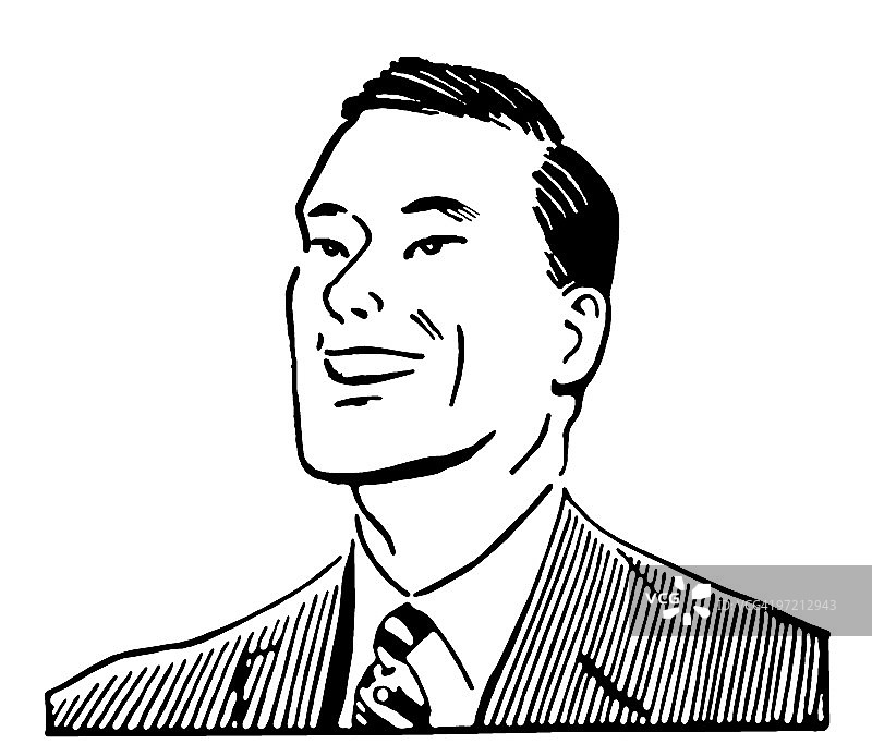 微笑的男人图片素材
