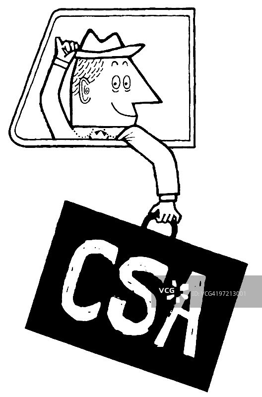 在火车上手提公文包的男人图片素材