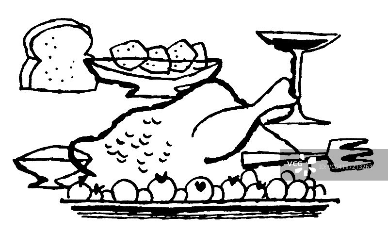 节日大餐图片素材