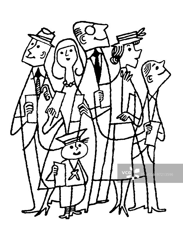 一群人图片素材