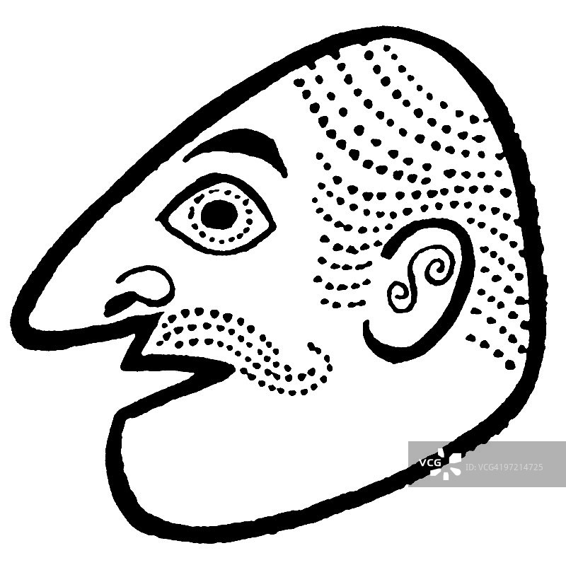 有小胡子的男人图片素材