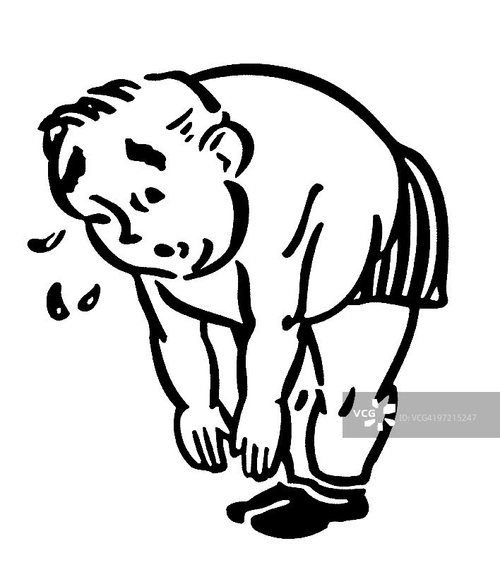 疲惫的男人图片素材