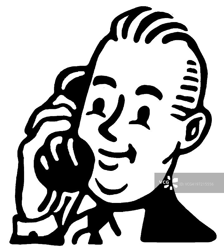 打电话的男人图片素材