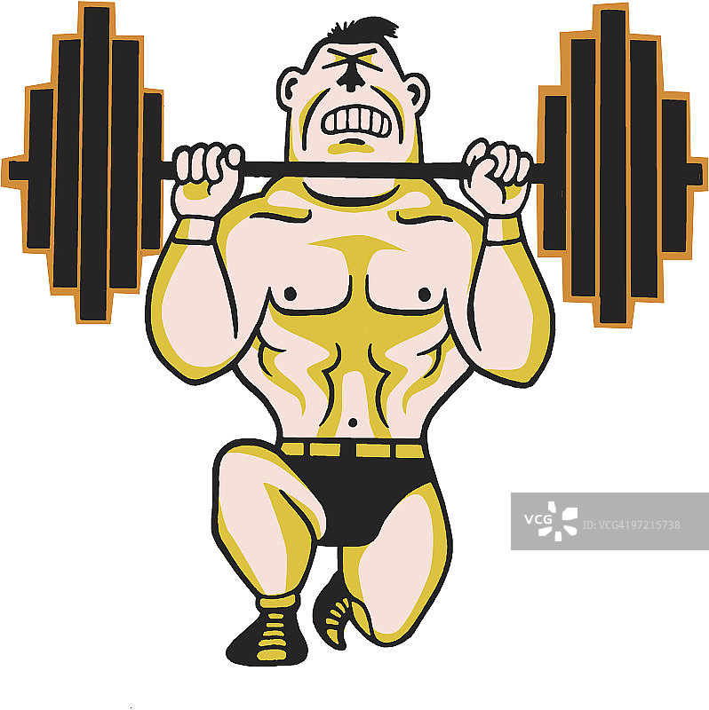 举重运动员图片素材