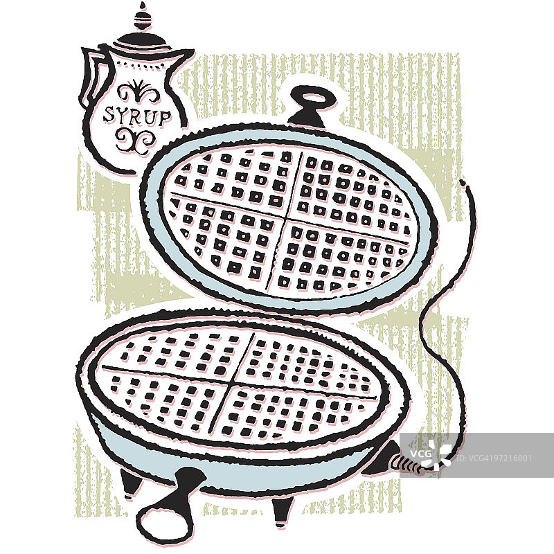 华夫饼机图片素材