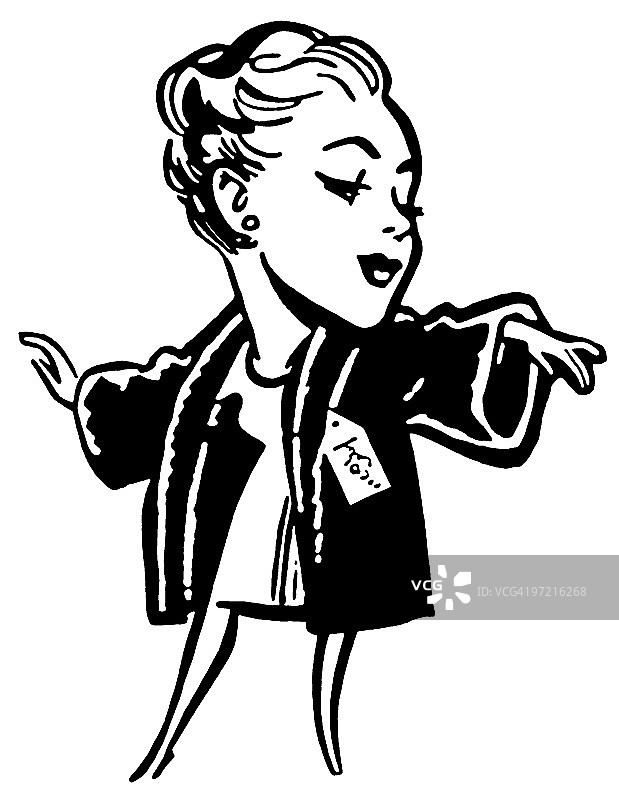 穿外套的女人图片素材