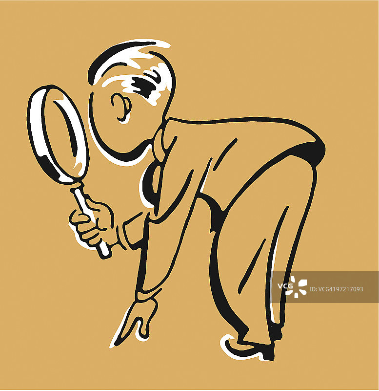 放大镜图片素材