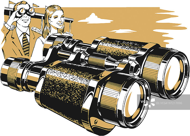 双筒望远镜图片素材