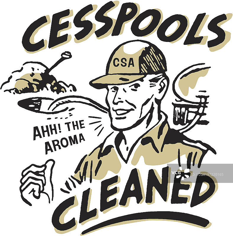 化粪池清洁图片素材