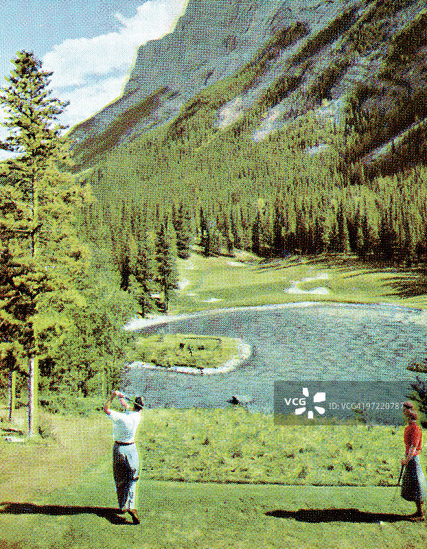 高尔夫球场景图片素材