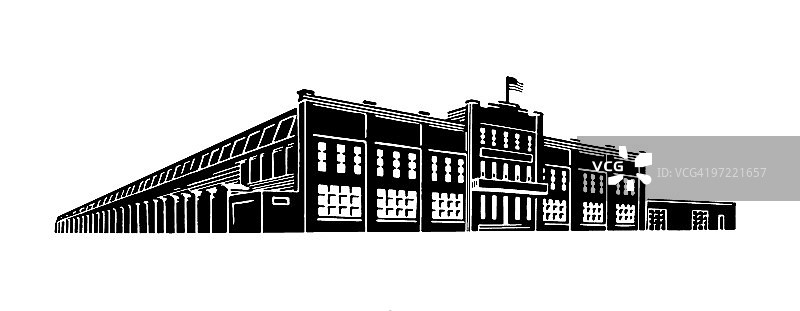 公立学校图片素材