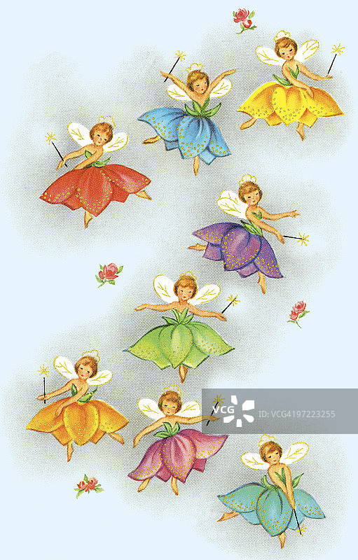 仙女图案图片素材