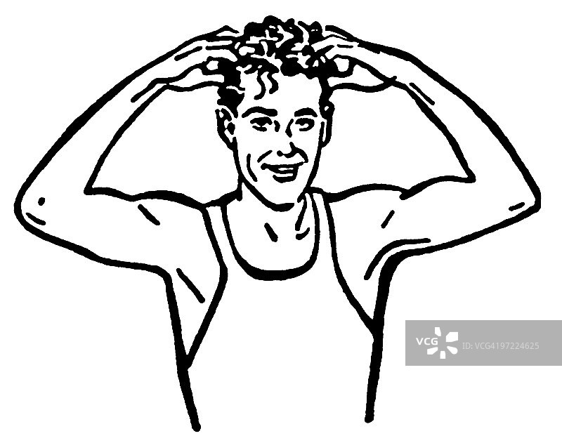 男人。图片素材