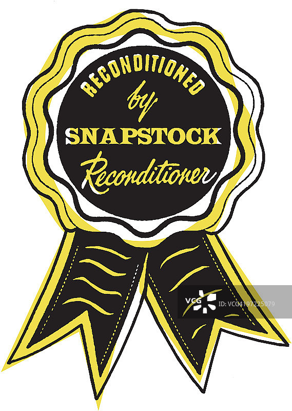 Snapstock翻新认证奖章图片素材