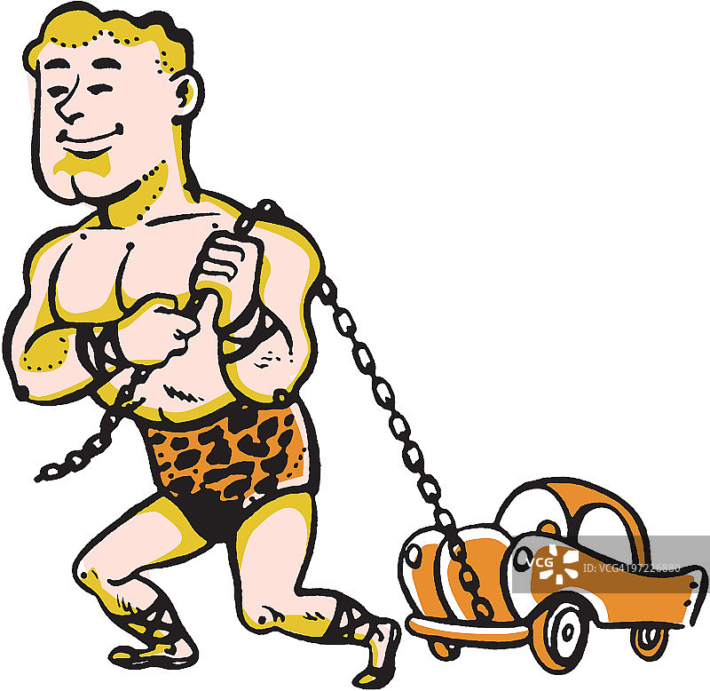 泰山用链条拖车图片素材