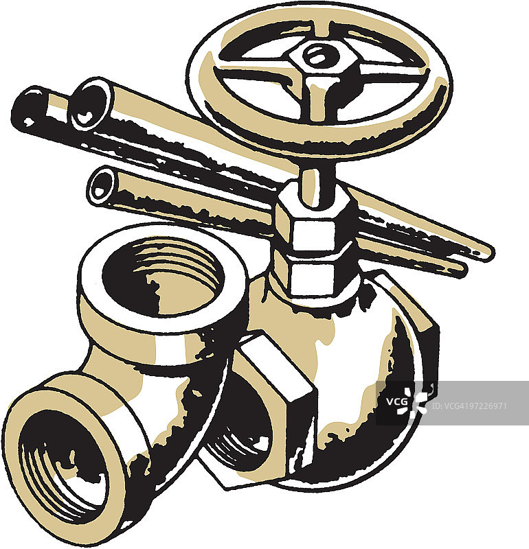 管道和阀门图片素材