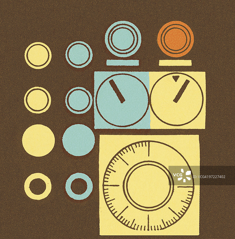 机器刻度和仪表图片素材