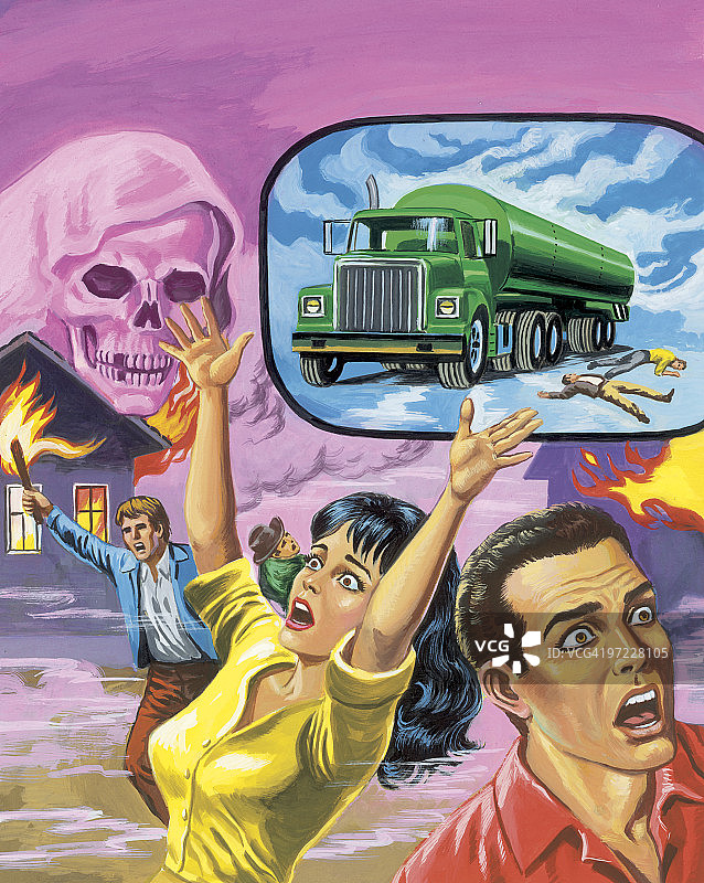 怪物袭击图片素材