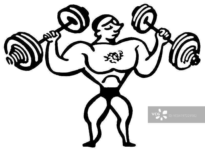 举重运动员图片素材