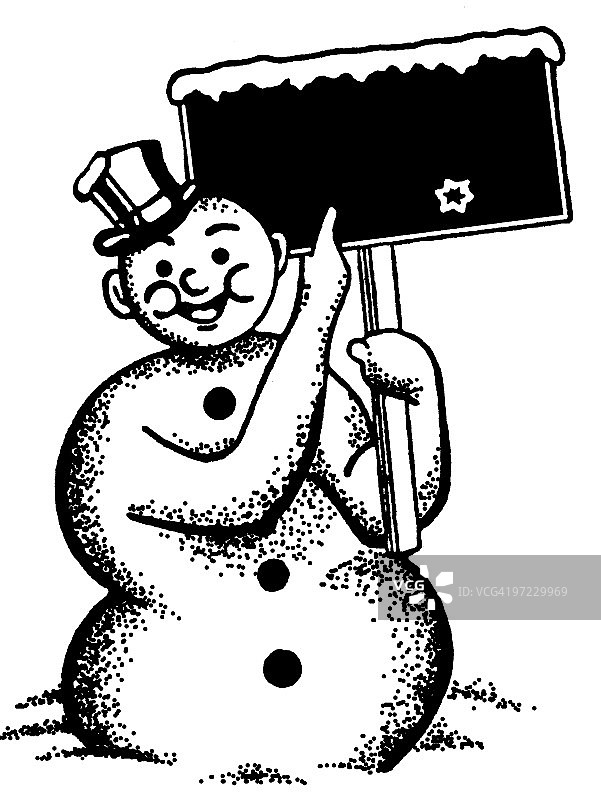 雪人图片素材