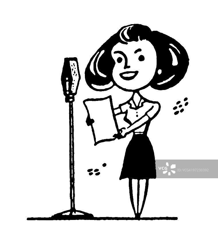 播音员图片素材