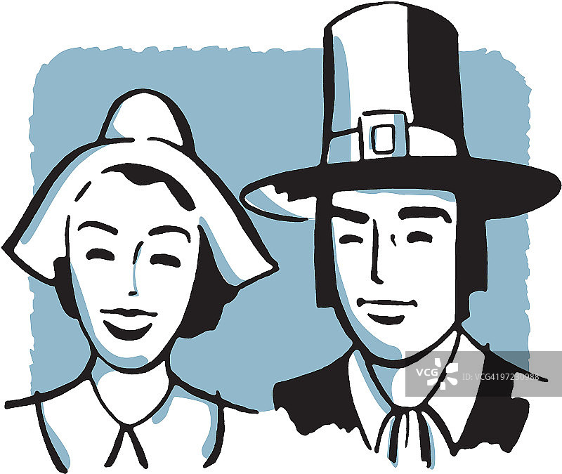 朝圣者图片素材