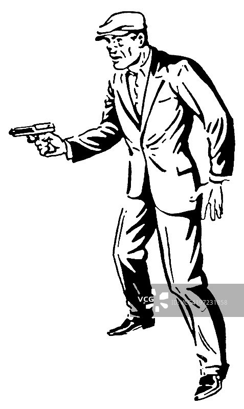 持枪男子图片素材