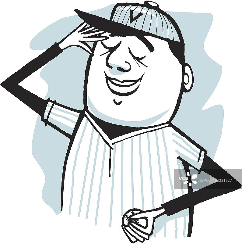 棒球运动员图片素材