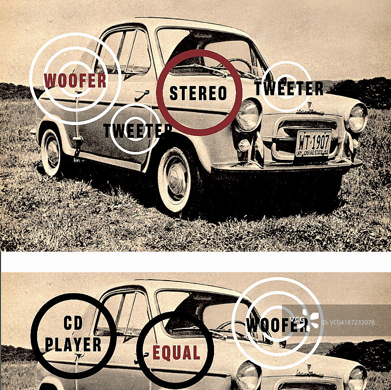 带有标签的汽车图片素材