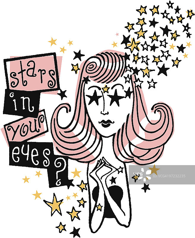 眼中的星星图片素材