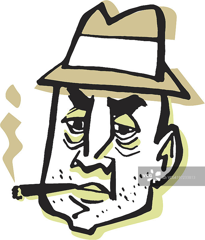 戴帽子的男人图片素材