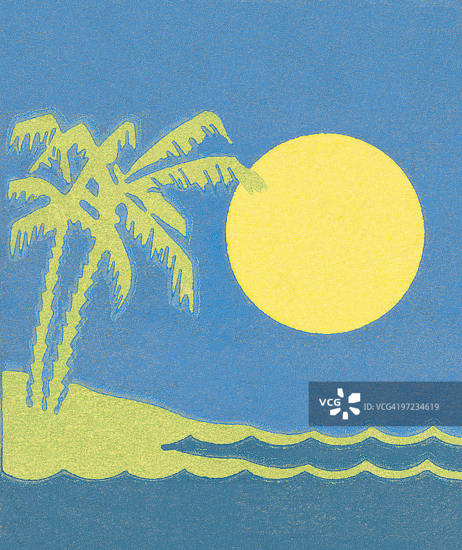 海滩场景图片素材