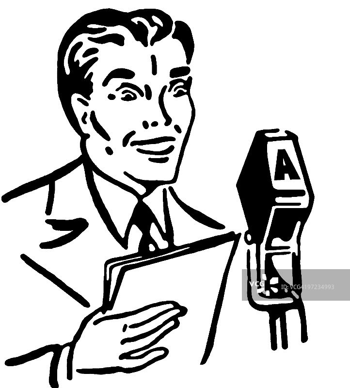 播音员图片素材