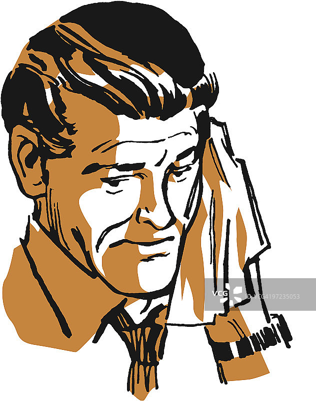 男人出汗图片素材