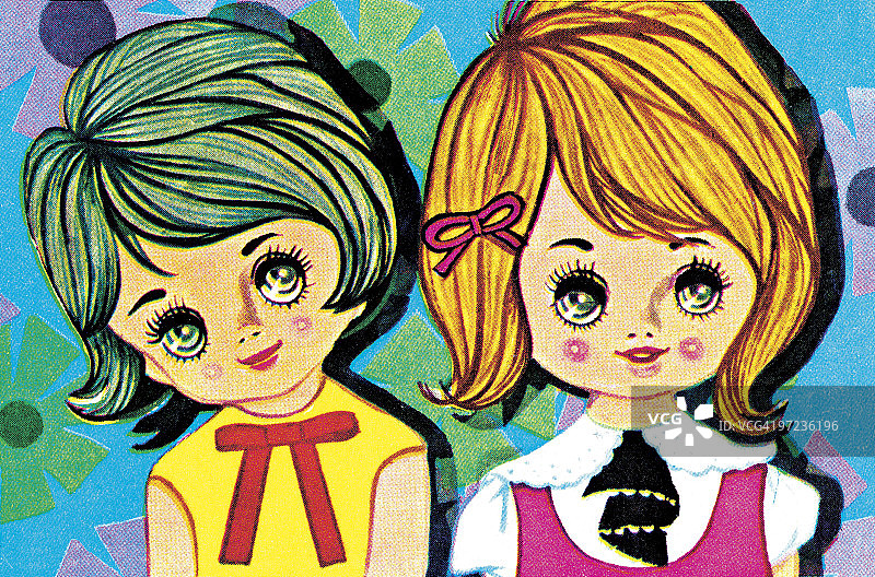 大眼睛的女孩图片素材