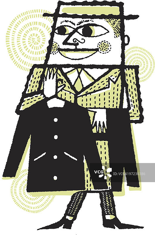 男人拿着西装图片素材