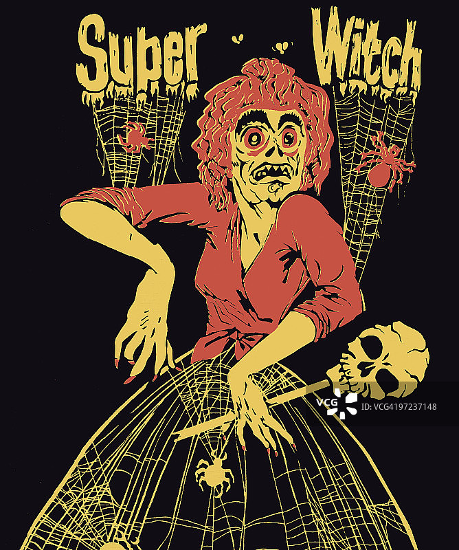 超级女巫图片素材