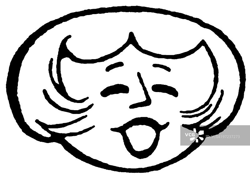 微笑的女人图片素材