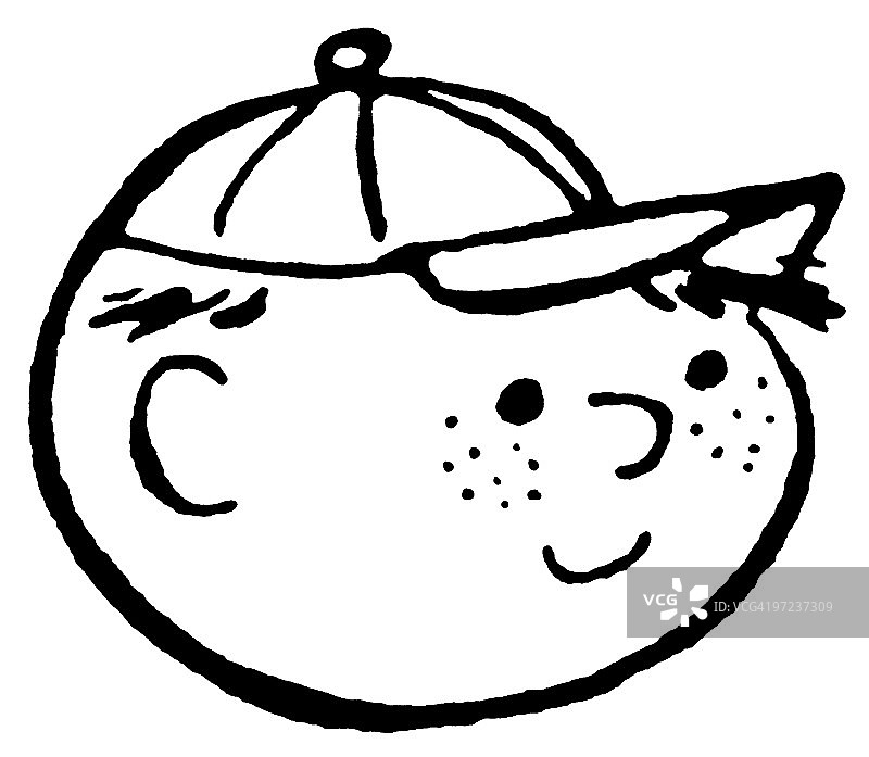 戴帽子的男孩图片素材
