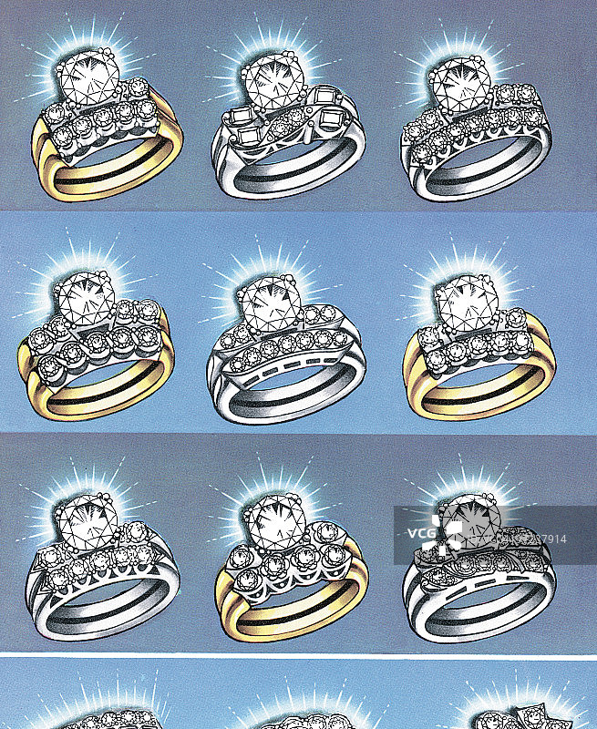 订婚戒指图案图片素材