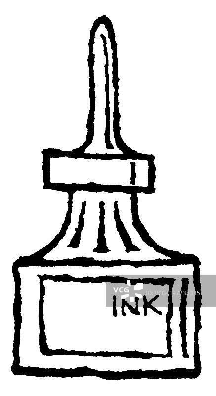墨水池图片素材