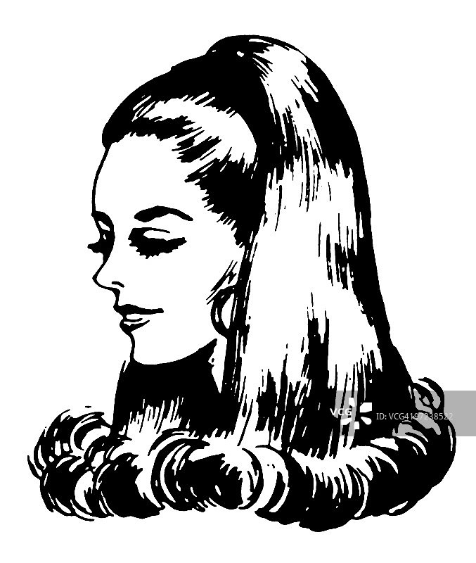长发女人图片素材