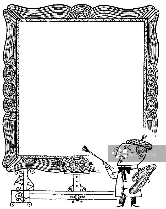 画家图片素材