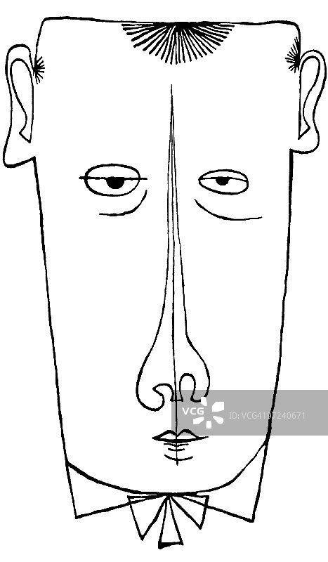 相框里的男人图片素材