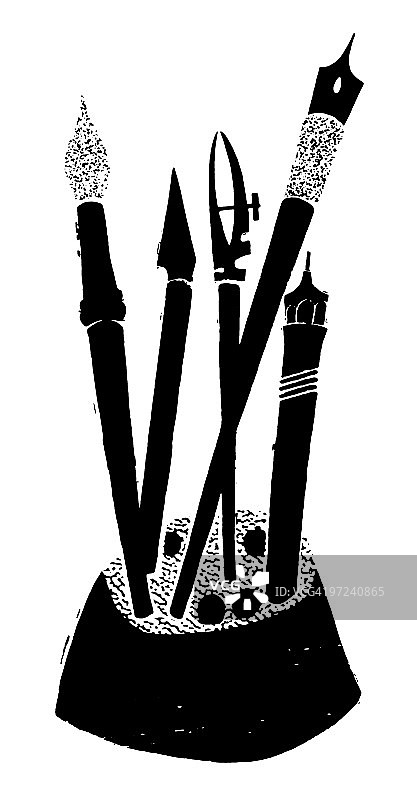 绘画工具图片素材
