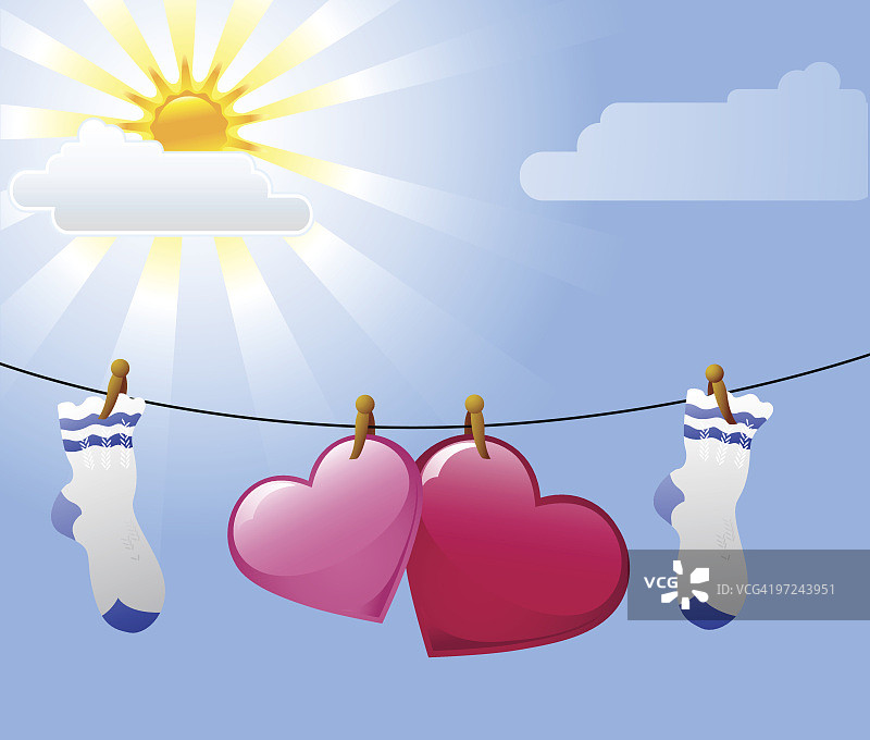 纯洁的心图片素材