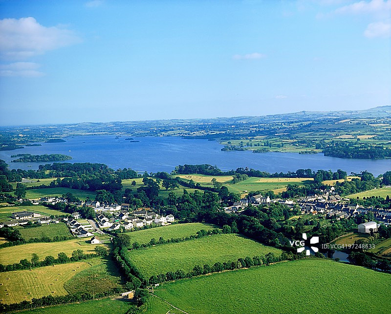 弗吉尼亚州，拉莫湖，卡文郡，爱尔兰图片素材